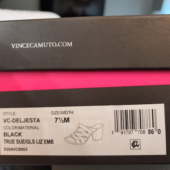 Vince Camuto Black Mule - Picture 3 of 13